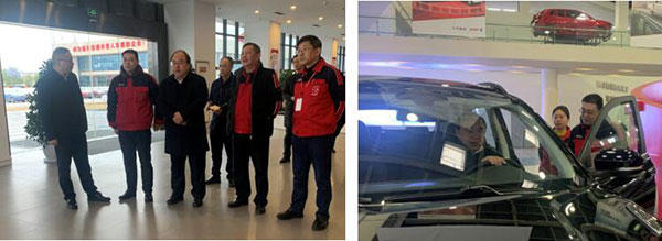 涪陵區(qū)委常委、宣傳部部長一行蒞臨鑫源汽車調研